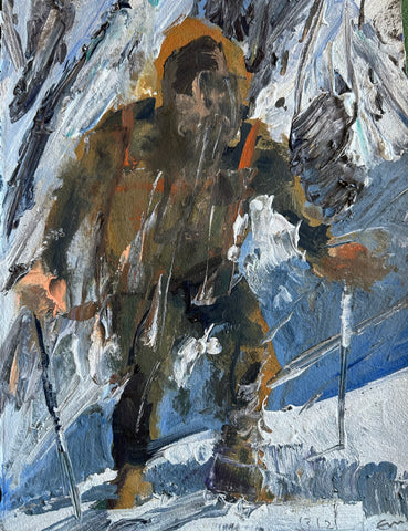 Climber With Two Poles (2021)