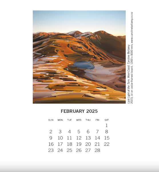 2025 The Landscape in Contemporary New Zealand Art CD Calendar