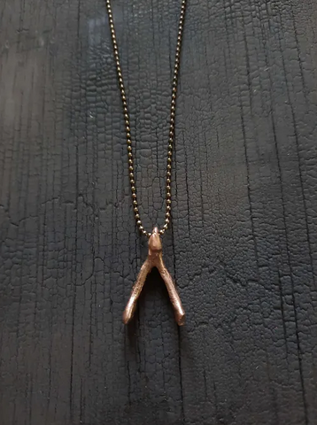 Wishbone Charm Necklace