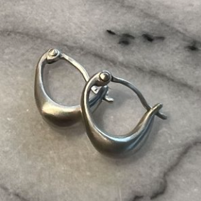 Tny Sterling Silver Hoops