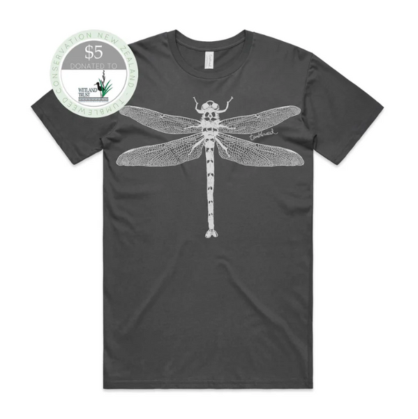 Dragonfly T-Shirt - Womens (Charcoal)