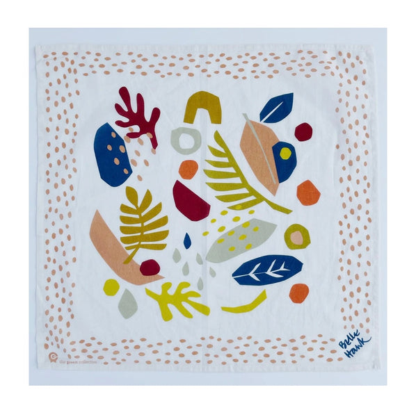 Hank - 6. Spring by Belle Hawk - Organic Cotton Handkerchief